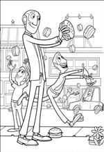 coloring page Cloudy with a Chance of Meatballs